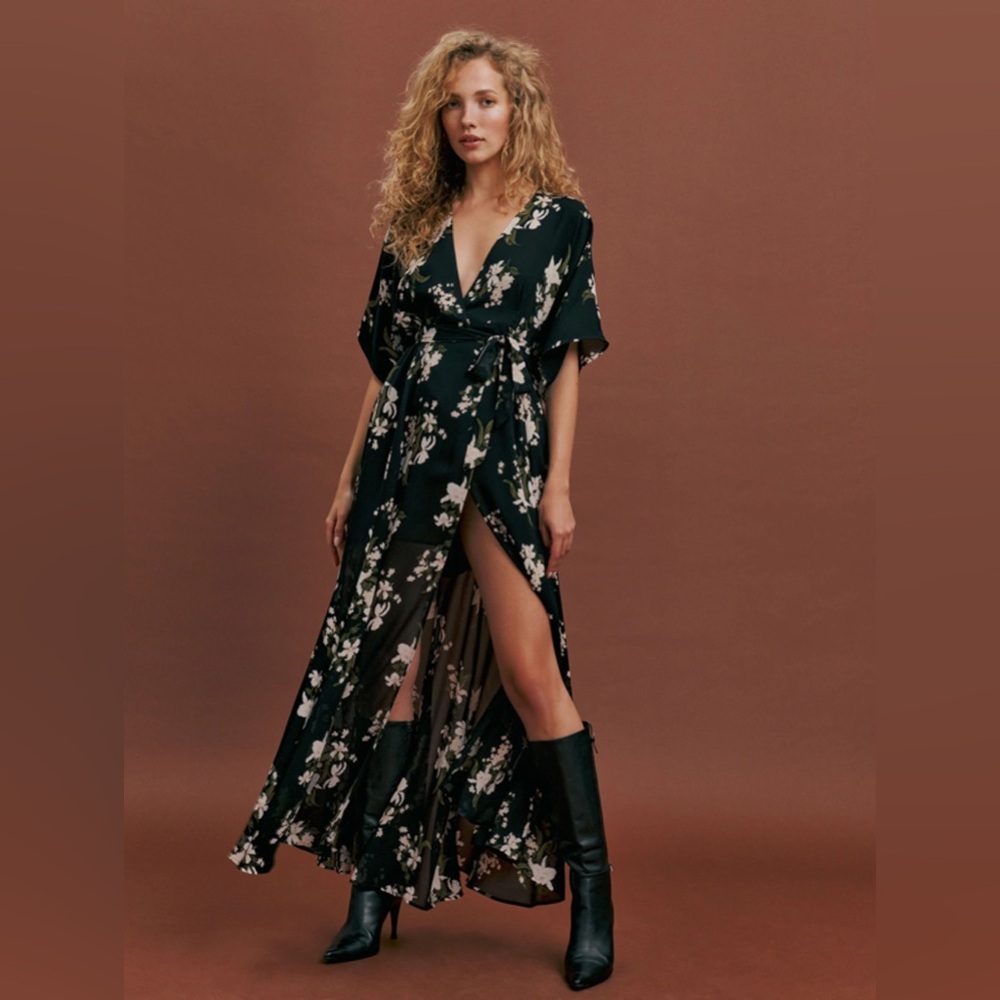 Reformation Winslow Wrap Dress